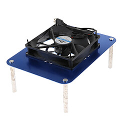 USB 5V Routeur Ventilateur De Refroidissement Ventilateur Pour Récepteur Ordinateur Portable Bleu