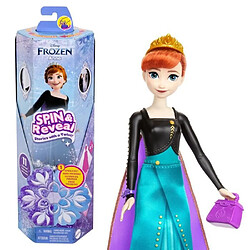 DISNEY FROZEN Spin & Reveal La Reine des Neiges-Anna- Mattel Poupée Surprise Disney HXD27