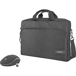 Natec Wallaroo Sac + Souris - Noir 15.6"