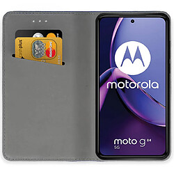 Avis Htdmobiles Housse pour Motorola Moto G84 5G - etui coque pochette portefeuille + film ecran - NOIR MAGNET