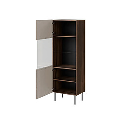 Bestmobilier Franco - vitrine - bois - 183 cm