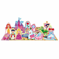 Acheter Ludendo Coffret Qbox puzzle 40 pièces et livre : Les princesses