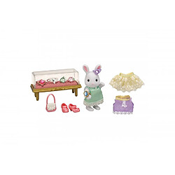 5647 Sylvanian Families La valisette de mode et grande s?ur lapin neige