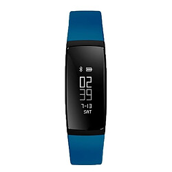 Bracelet Sport Connecté Android iOs Etanche Cardio Tension Pédomètre Bleu - YONIS