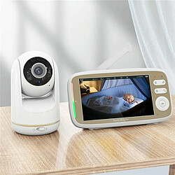 Babyphone Camera HD 5 Pouces Moniteur Bébé Vision Nocturne Température Berceuses EU Plug YONIS