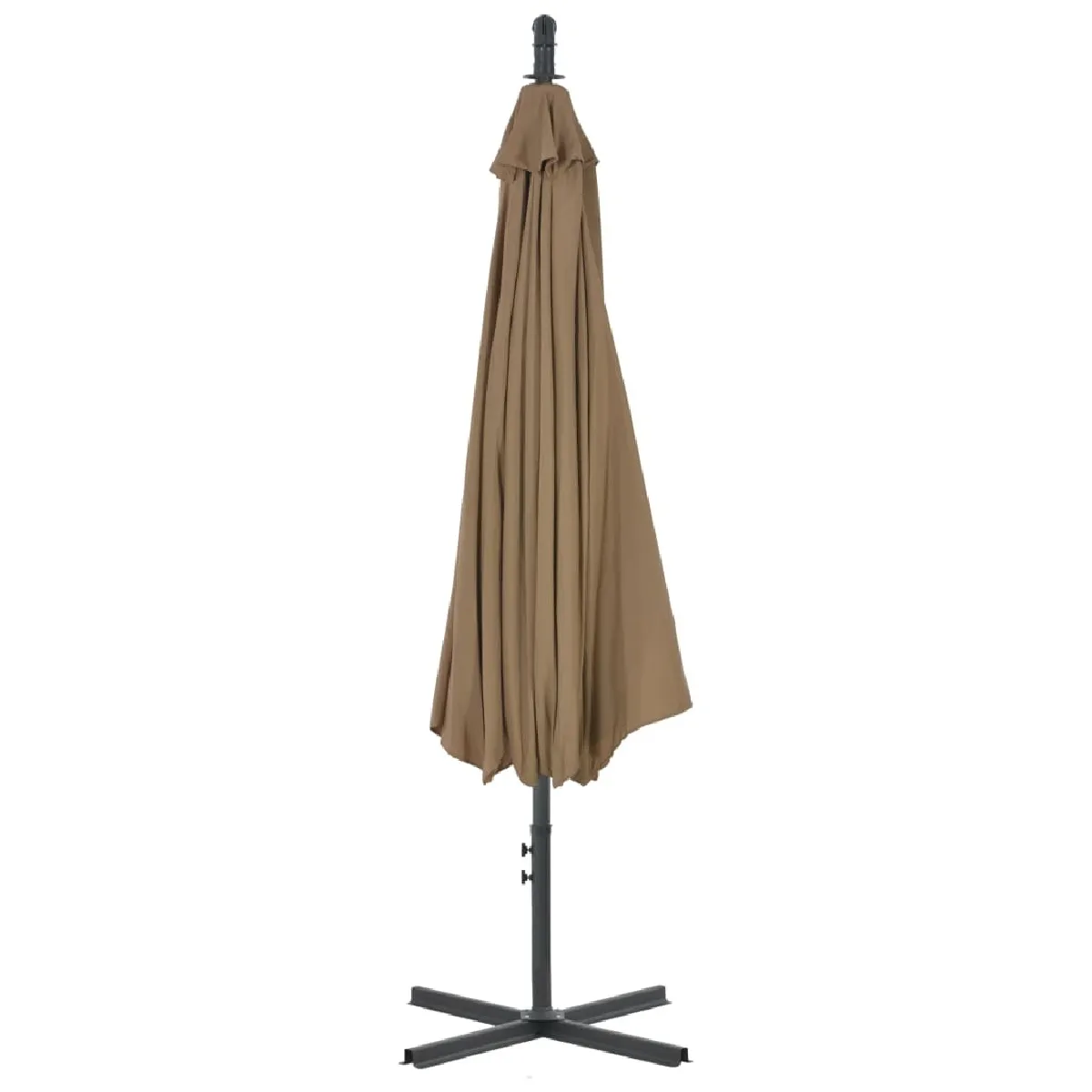 Acheter Maison Chic Parasol Jardin | Parasol en porte-à-feux avec poteau en acier 300 cm Taupe - GKD21093