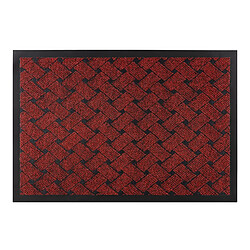 RUGSX Paillasson antidérapant VECTRA 3353 extérieur, intérieur rouge 40x60 cm