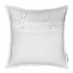 Paris Prix Housse de Coussin Mellow 60x60cm Gris & Blanc