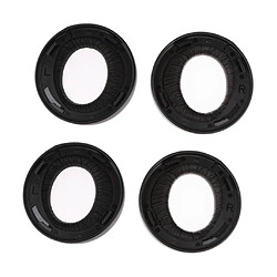 Avis 4 Pièces Coussin D'oreille Noir Coussin Pour Casque Sans Fil Gold Sans Fil