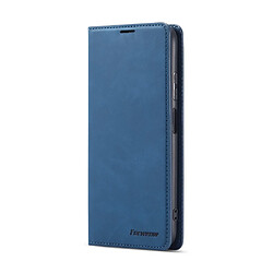 Etui en PU toucher soyeux bleu pour votre Huawei P40 lite/Nova 7i/Nova 6 SE