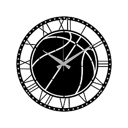 EPIKASA Horloge Murale Basket-ball