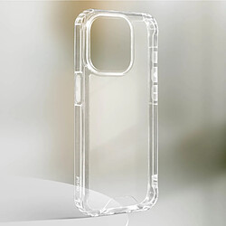 Avizar Coque pour iPhone 15 Pro Dos Rigide Coins Bumper Antichoc Transparent pas cher