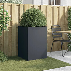 Avis Maison Chic Jardinière,Bac à fleurs - pot de fleur anthracite 52x48x75 cm acier laminé à froid -GKD89212