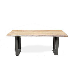 BOIS & CHIFFONS Table de repas 180cm en acacia massif | Acacia Forest