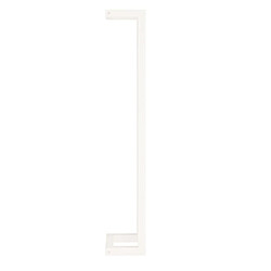 Helloshop26 Porte-serviette blanc 23x18x110 cm bois de pin massif 02_0005499