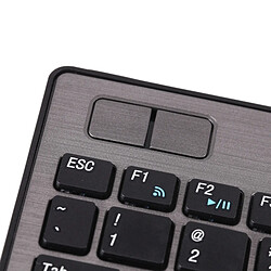 Wewoo Clavier sans fil QWERTY noir pour Windows / iOS / Android Combo7126 Bluetooth 85 touches avec trackball pas cher