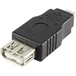 Adaptateur renkforce USB 2.0 [1x USB 2.0 mâle Micro-B - 1x USB 2.0 type A femelle] 0 m