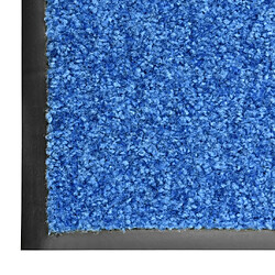 Acheter vidaXL Paillasson lavable Bleu 60x90 cm