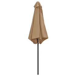 Acheter Maison Chic Parasol Jardin | Parasol d'extérieur et mat en aluminium 270x246 cm Taupe - GKD87300