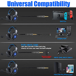 Universal Écouteurs camouflage câblés gamers écouteurs stéréo gamers avec microphone/ordinateur portable | écouteurs/