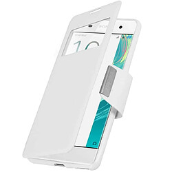 Ipomcase Coque étui housse SONY XPERIA XA -Blanc