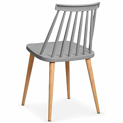 Acheter Paris Prix Lot de 2 Chaises Scandinaves Magnan 77cm Gris