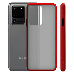 Avis Protection pour téléphone portable Samsung Galaxy S20 Ultra KSIX Duo Soft Rojo