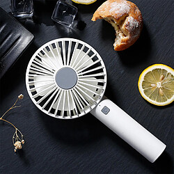 Acheter Mini Ventilateur de Refroidissement Portatif Ventilateur de Bureau Rechargeable USB Avec Veilleuse LED Colorée pour les Voyages en Plein Air dans les Dortoirs