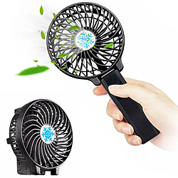 Mini Ventilateur Portable avec Lumière LED, Ventilateur Personnel Pliable GoTravel2 Batterie Rechargeable USB, Ventilateur de Refroidissement Portatif Léger, Bureau Électrique...