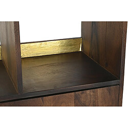 Pegane Etagère en manguier et métal coloris marron foncé - Longueur 90 x Profondeur 35 x Hauteur 200 cm pas cher