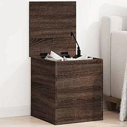 vidaXL Boîte de rangement chêne marron 40x42x46 cm bois d'ingénierie