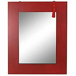 Acheter Miroir mural DKD Home Decor Miroir Sapin Rouge Noir MDF (70 x 2 x 90 cm)