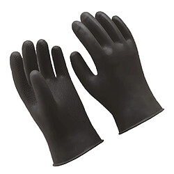 gants de latex de caoutchouc industriel de longue durée de travail gants de jardinage de sécurité noir 31cm pas cher