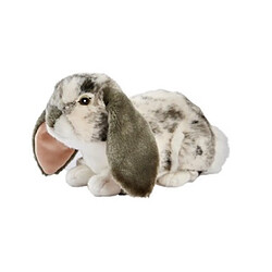 Anima Lapin Belier Couche gris 30cm L