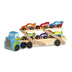 Melissa & Doug Porte-Voitures de Course Géant