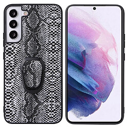 Coque en TPU + PU avec béquille texture de serpent pour votre Samsung Galaxy S22 5G