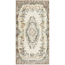 Vidal Tapis de laine 208x112 beige Ultra Vintage 