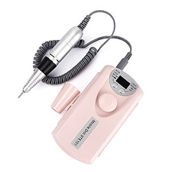 Universal Perceuse à ongles rechargeable portable Perceuse à ongles polisseuse Manucure Manucure Cutter 30000 rpm | Perceuse à ongles à fil électrique (rose)