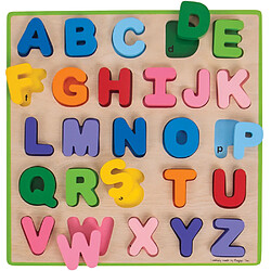 Bigjigs Toys Puzzle ABC majuscules en bois