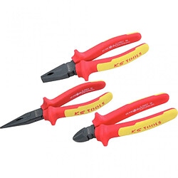 Jeu de pinces isolés KS TOOLS Ergotorque - 3 pcs - 117.1110