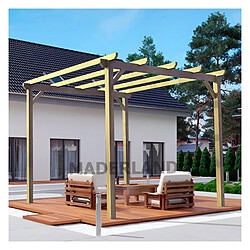 Maderland Pergola en bois massif Madrid 300 x 300 cm