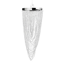 Helloshop26 Lustre plafonnier suspendu lampe moderne cristal 59 cm 2402009