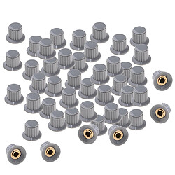 Bouton de potentiomètre en bakélite 50pcs avec ouverture du noyau de cuivre KYP25-18 6.35mm