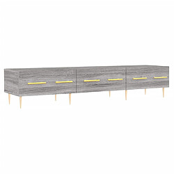 Maison Chic Meuble TV scandinave gris - Banc TV pour salon Sonoma 150x36x30 cm bois d'ingénierie -MN91197