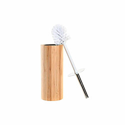 Avis Brosse de salle de wc DKD Home Decor Naturel Argenté Métal (10 x 10 x 36,8 cm)