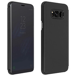 Avizar Housse Etui Flip Cover Miroir noir Samsung Galaxy S8 Plus - Fonction Stand