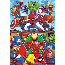 Educa Borras Puzzles 2 x 20 pièces : Marvel Super Heroes Adventures