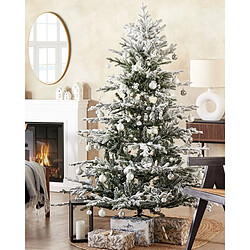 Beliani Sapin de Noël BRISCO 180 cm Blanc