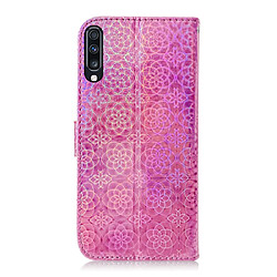 Avis Wewoo Housse Coque Pour Galaxy A70 couleur unie boucle magnétique coloré horizontale étui en cuir PU avec titulaire et fentes cartes et portefeuille et lanière rose