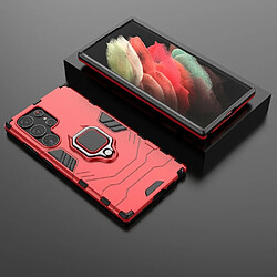 Avis Htdmobiles Coque pour Samsung Galaxy S23 Ultra 5G - housse etui rigide anti choc + verre trempe - ROUGE